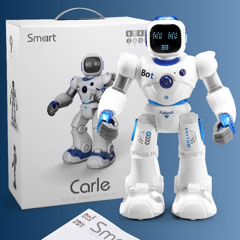 Early education remote control robot toy with mobile app and gravity sensor