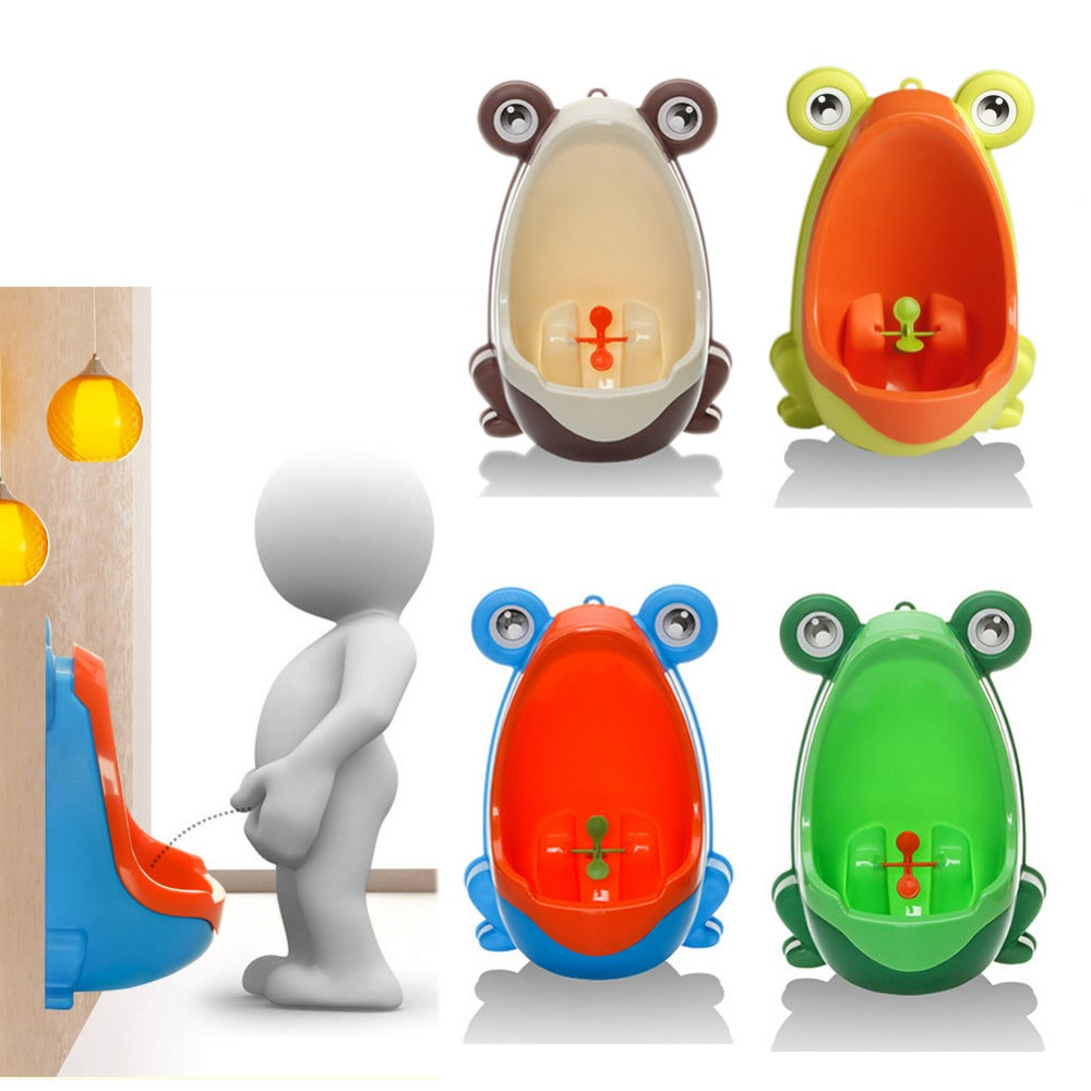 Ergonomic frog baby potty toilet for toddler potty training
