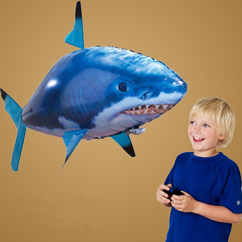 Remote control shark flying toy air swimming fish RC toy for kids