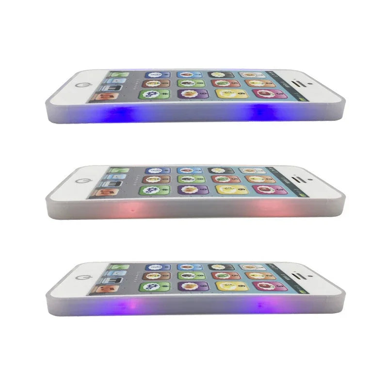 Kids Simulation Phone Toy | Musical English Learning Mobile with Lights & Sounds