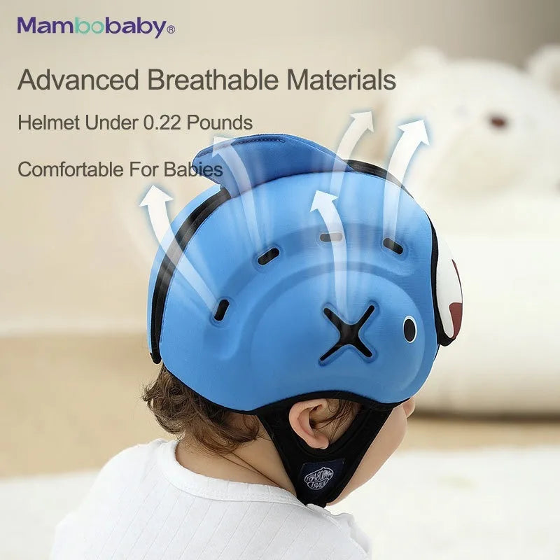 Baby Anti-Fall Head Protection Hat | Breathable Safety Helmet for Crawling & Walking