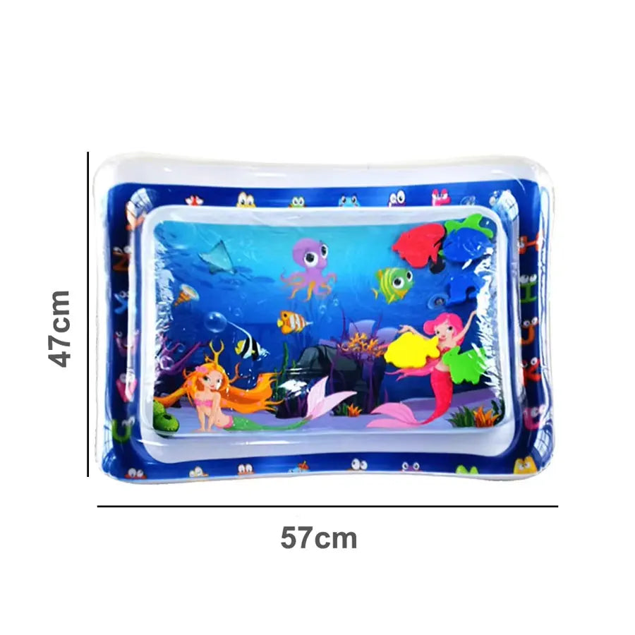 Baby Water Play Mat | Inflatable Tummy Time Activity & Early Learning Toy for Infants