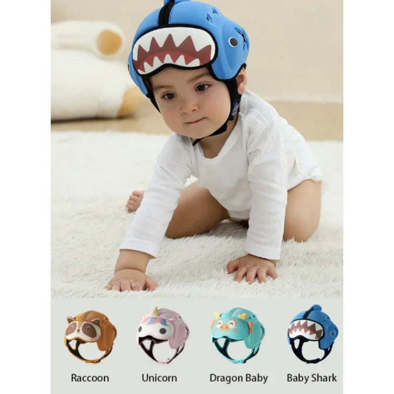 Baby Anti-Fall Head Protection Hat | Breathable Safety Helmet for Crawling & Walking