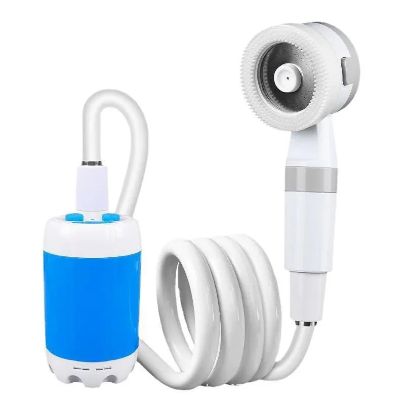 Portable Camp Shower, Rechargeable Outdoor Camping Shower with Multiple Spray Modes for Hiking, Travel, RV & Pets