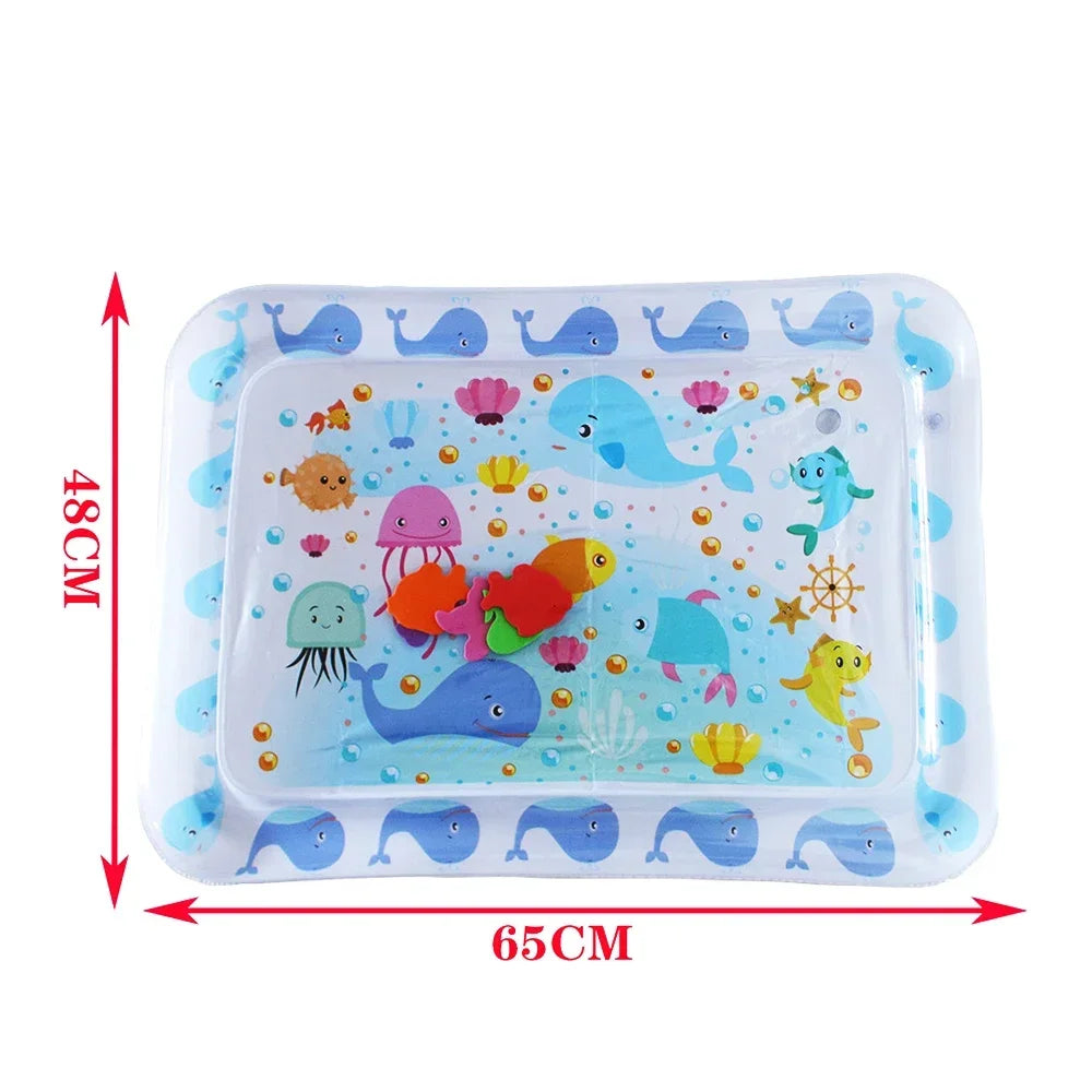 Baby Water Play Mat | Inflatable Tummy Time Activity & Early Learning Toy for Infants