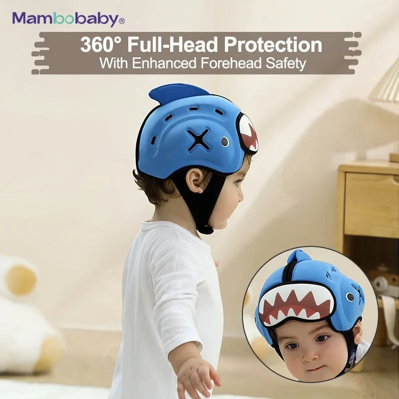 Baby Anti-Fall Head Protection Hat | Breathable Safety Helmet for Crawling & Walking
