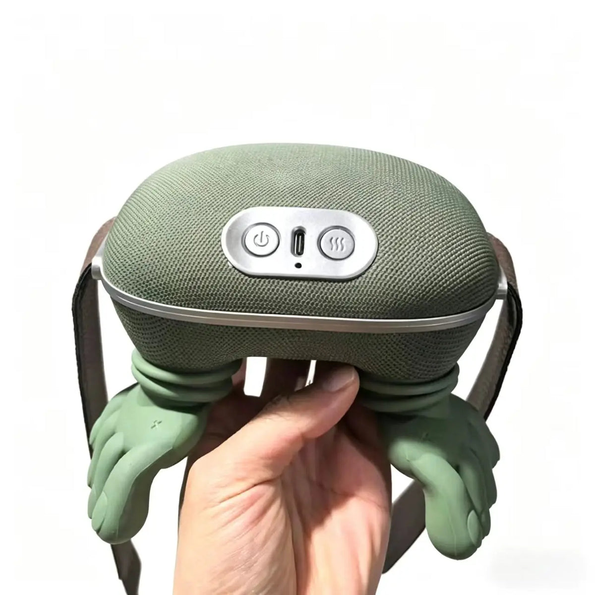 Mini Portable Massage Pillow, 3D Kneading Neck & Body Massager for Home, Office & Travel