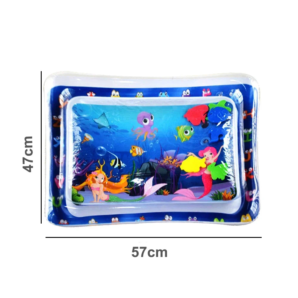 Baby Water Play Mat | Inflatable Tummy Time Activity & Early Learning Toy for Infants