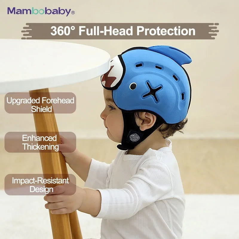 Baby Anti-Fall Head Protection Hat | Breathable Safety Helmet for Crawling & Walking