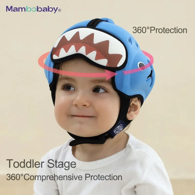 Baby Anti-Fall Head Protection Hat | Breathable Safety Helmet for Crawling & Walking