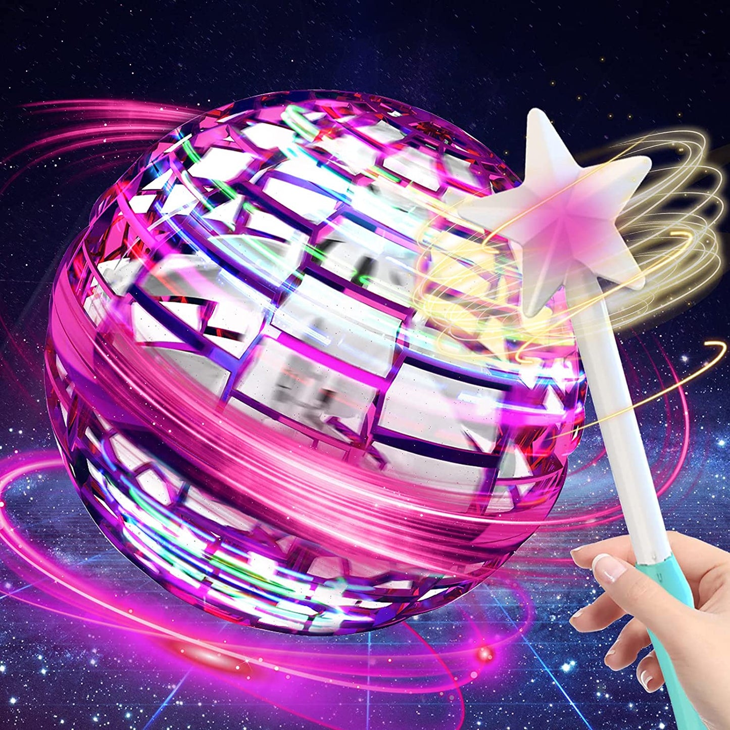Spinning flying toy for kids handheld finger spinner game