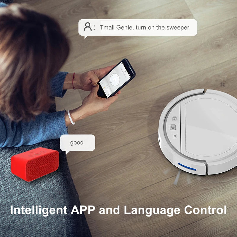Smart robot vacuum cleaner with APP control